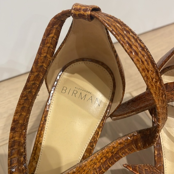 Alexandre BirmanSnakeskin Clarita Sandal 37 - Picture 2 of 4